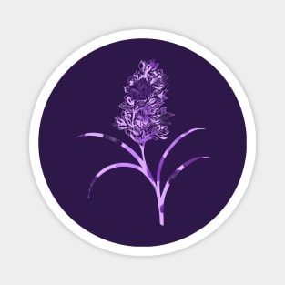 Purple People Eater Flower Magnet